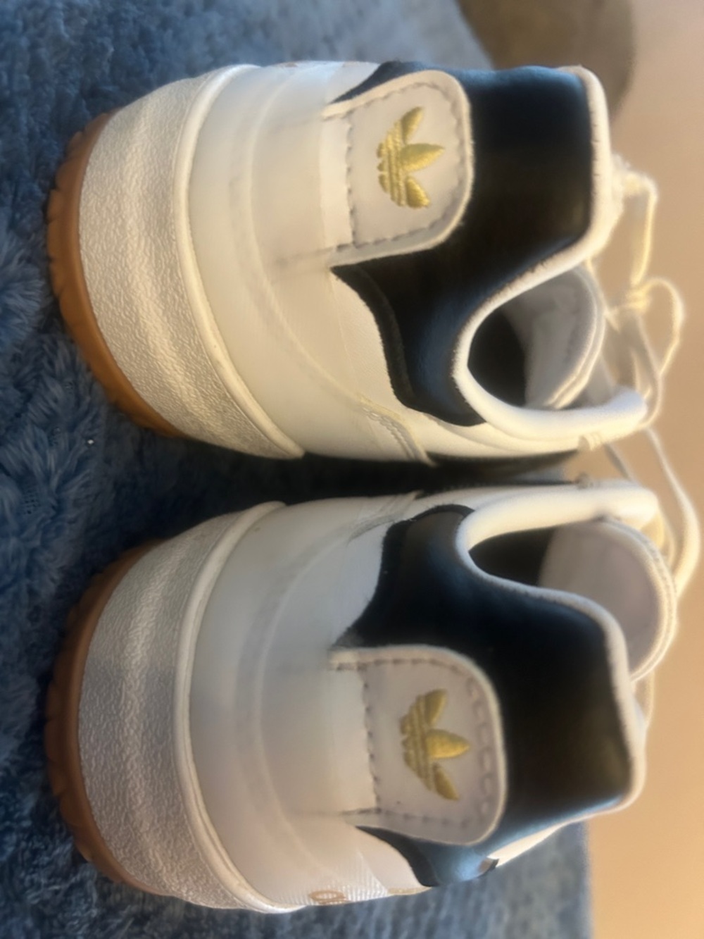 adidas White Black Gum Classic Men’s Sneakers - Picture 2 of 4